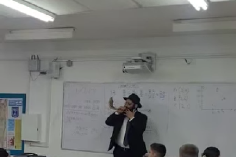 ראש השנה תקיעה בשופר תשפז